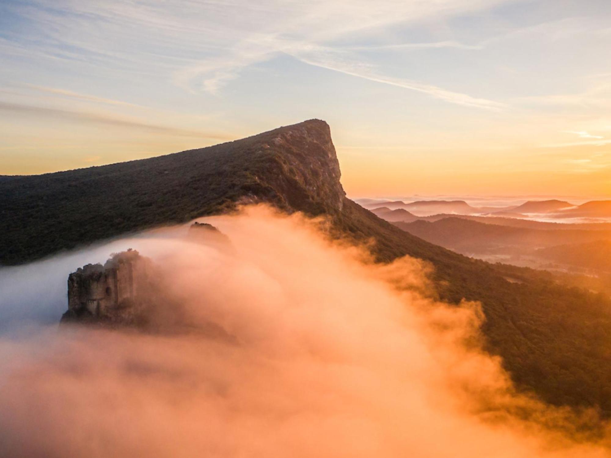 Bed and Breakfast Le Castellas Du Pic St Loup Saint-Mathieu-de-Treviers Екстер'єр фото